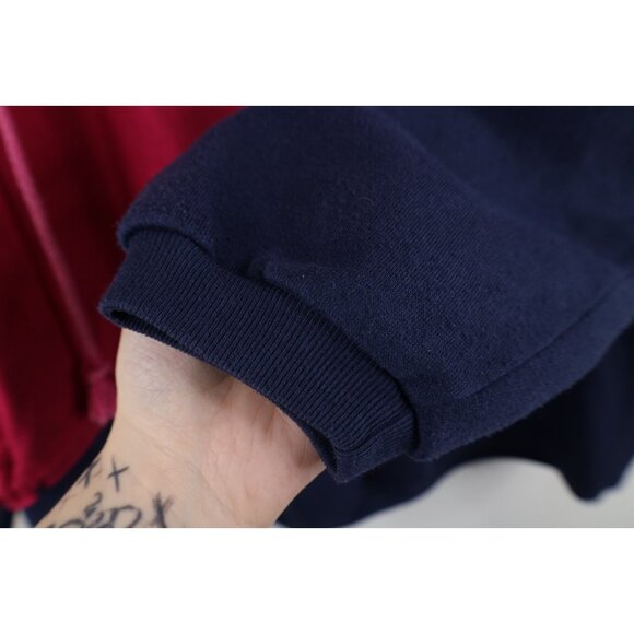 Vintage 90s Streetwear Womens Medium Faded Baggy Fit Paris Hoodie Sweatshirt - Picture 12 of 16